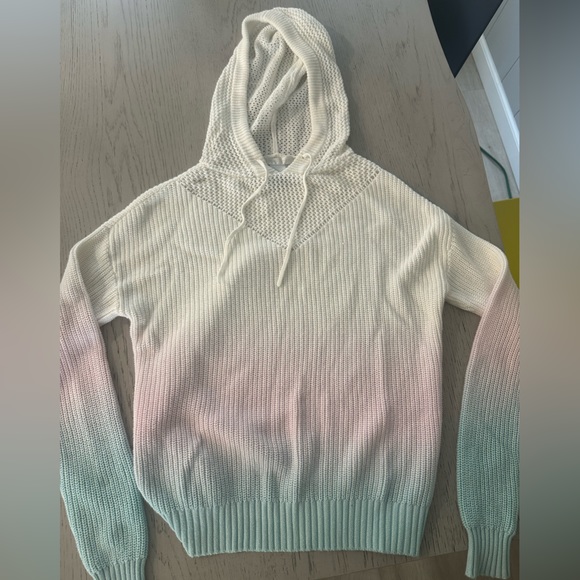 Design History Ombré Knit Sweater White and Blue and Pink - XS - Picture 3 of 4